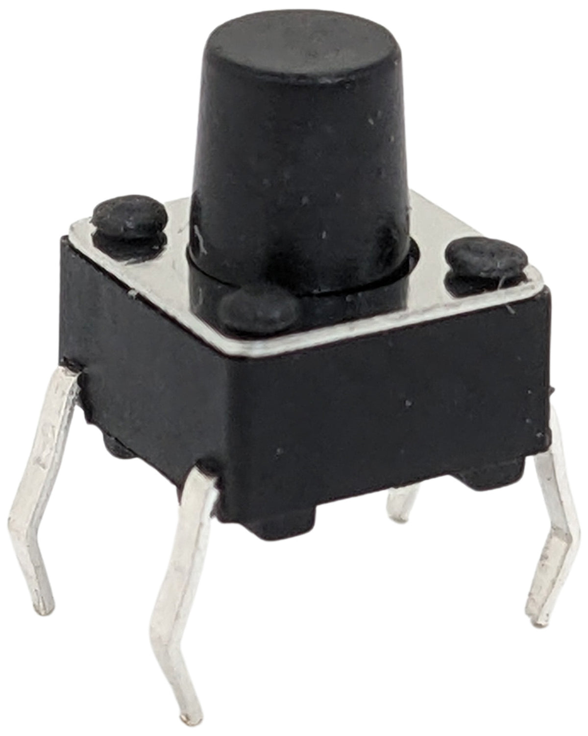 100 Pack 6mm Square Tact Momentary Switch, 3.5mm Button Height-Breadboard & PCB