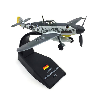 1/72 WW2 BF109 Military Fighter Aircraft Model Simulation Airplane Collection