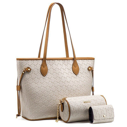 Autumn Winter Handbag Single Shoulder Bag Three Piece Female Tote Bag