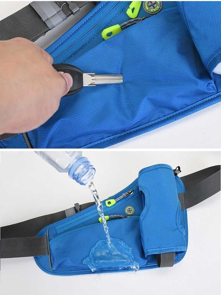 Sports Running Outdoor Casual Bum Bag Belt Waterproof Pocket Waist Bag Chest Rig