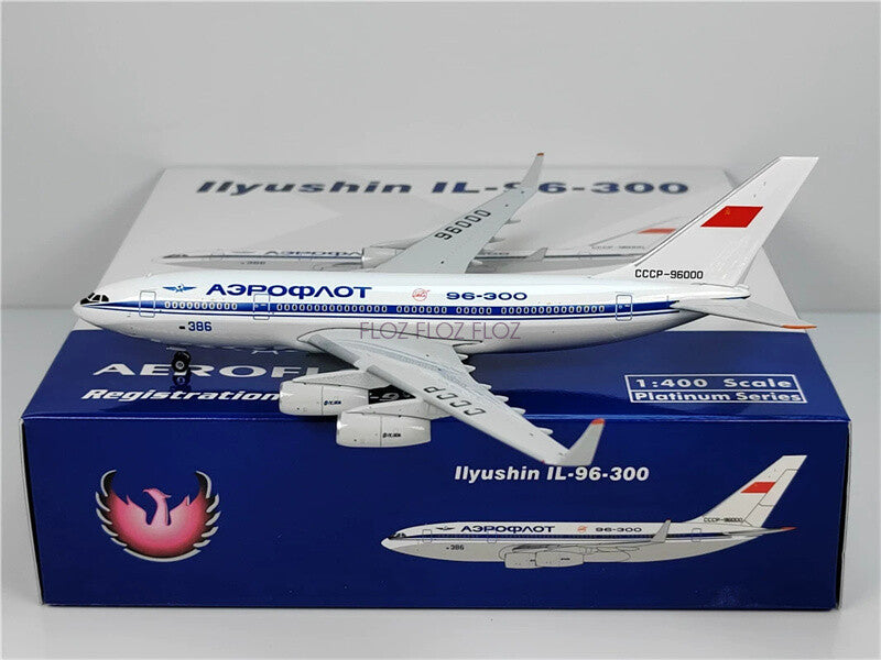 Phoenix AEROFLOT for llyushin IL-96-300 CCCP-96000 1:400 plane Pre-built Model