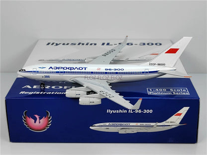 Phoenix AEROFLOT for llyushin IL-96-300 CCCP-96000 1:400 plane Pre-built Model
