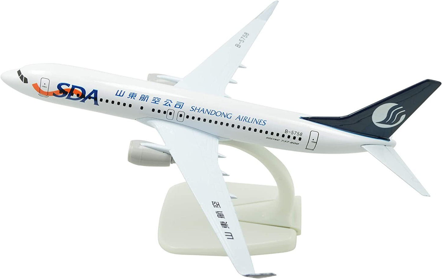 1:400 20cm B737-800 China Shandong Airlines Metal Airplane Model Plane Toy Plane