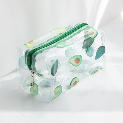 Clear Cosmetic Bag PVC Transparent Makeup Bag Waterproof Case Zipper Travel Bags