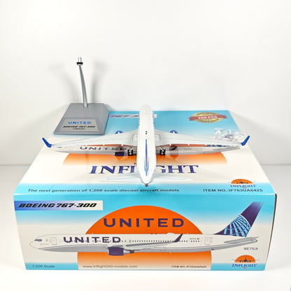 1:200 InFlight United B767-300 N671UA Passenger Airplane Diecast Plane Model