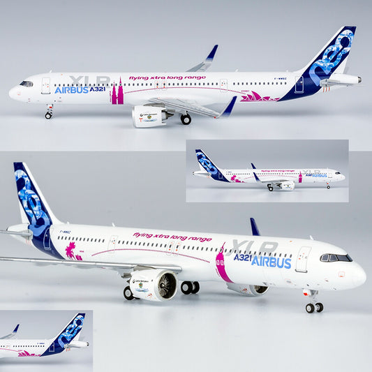 NG 1/400 Airbus factory painted A321neo F-WWBZ alloy aircraft model