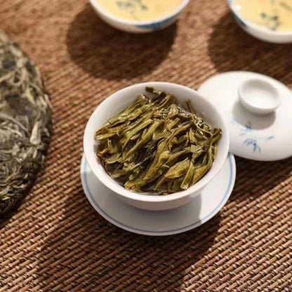 357g Yunnan Puerh Raw Tea Cake 2022 Banzhang Wuzhai Raw Puer Cake Tea Pu-erh Tea