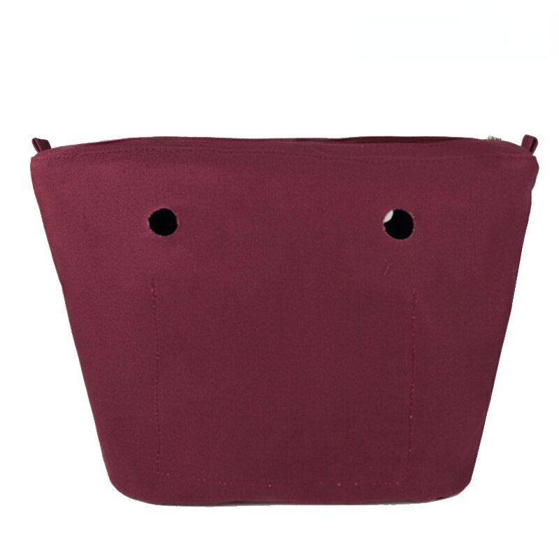 Waterproof Insert Inner Lining Zipper Pocket Bag Handbag Silicone Package Canvas