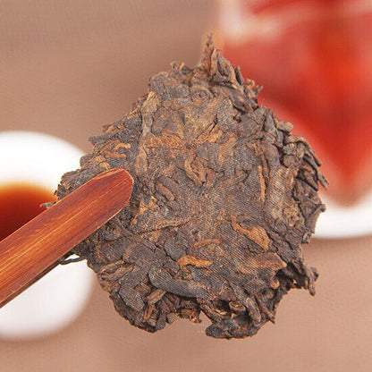 Lao Ban Zhang Ripe Puer Tea Cake Fermented Puerh Organic Tea Cake 357g/12.59oz