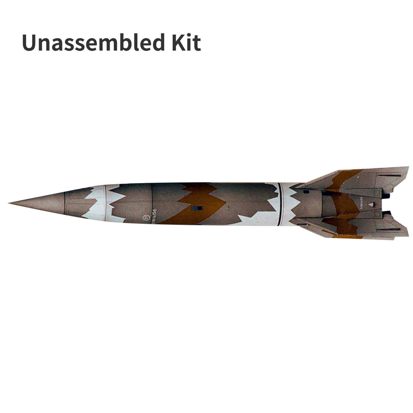1:24 German V1 and V2 missiles 3D Paper Rockets Paper Model Unassembled Kit