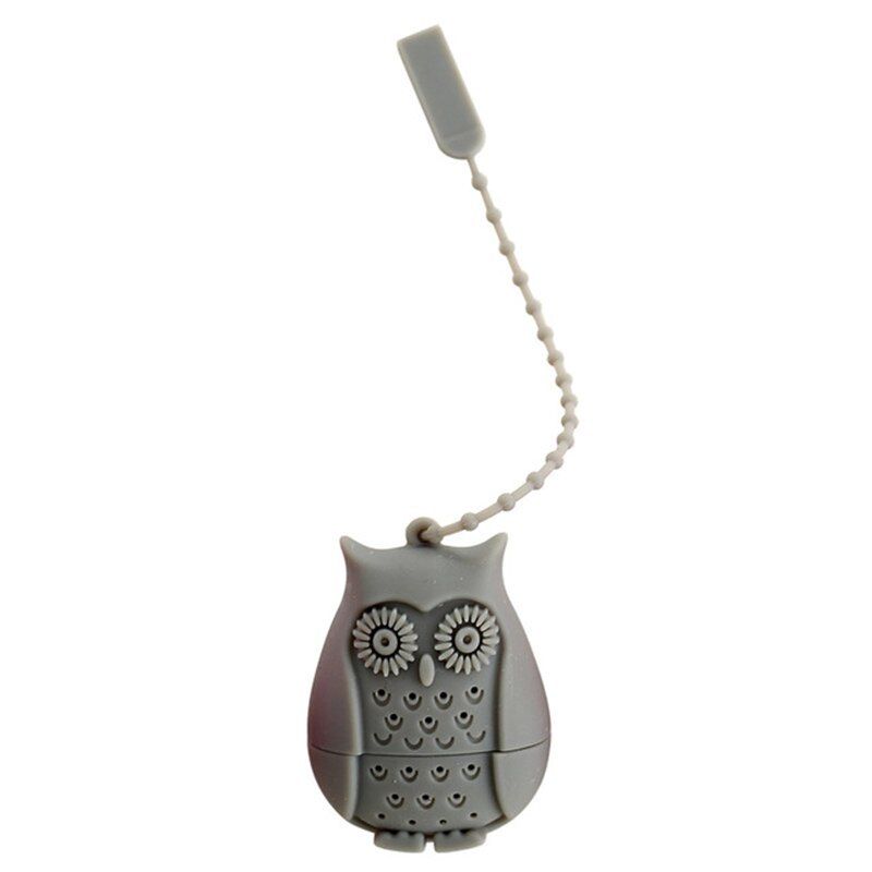 Tea Infuser Silicone Owl Shape Coffee & Tea Bags Tea Strainers Herb Spice Filter
