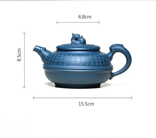 340ml Purple Clay Teapots Ball Hole Filter Xishi Tea Pot Yixing Teapot Handmade