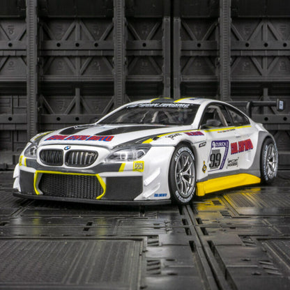 1:24 BMW M4 GT3 Diecast Model Car Track Racing Toy Vehicle Sound Light Kids Gift
