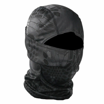 Tactical Camouflage Full Face Mask Hunting Cycling Sports Helmet Liner Military