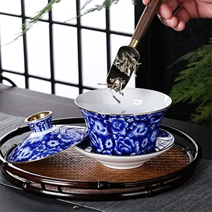 Chinese Traditional Teaware Handmade Enamel Painted Porcelain Tea Cup