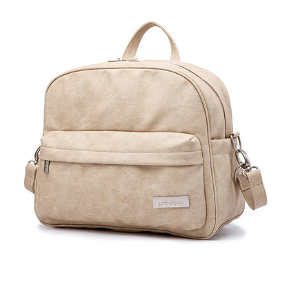 Solid Fashion Diaper Backpack Nappy Changing Bag for Mother Stylish Diaper Bags
