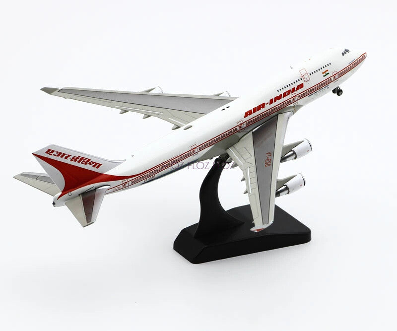 JC Wings Air India for Boeing B747-400 VT-ESO 1:400 Aircraft Pre-built Model