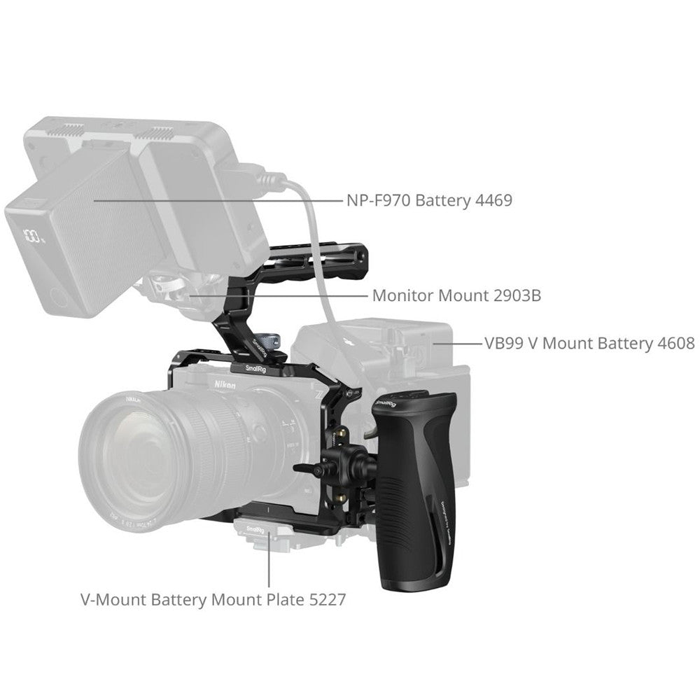 SmallRig ZR Camera Cage Kit for Nikon ZR w NATO Rail Side Handle Top Handle 5468
