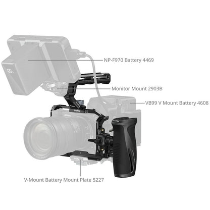 SmallRig ZR Camera Cage Kit for Nikon ZR w NATO Rail Side Handle Top Handle 5468