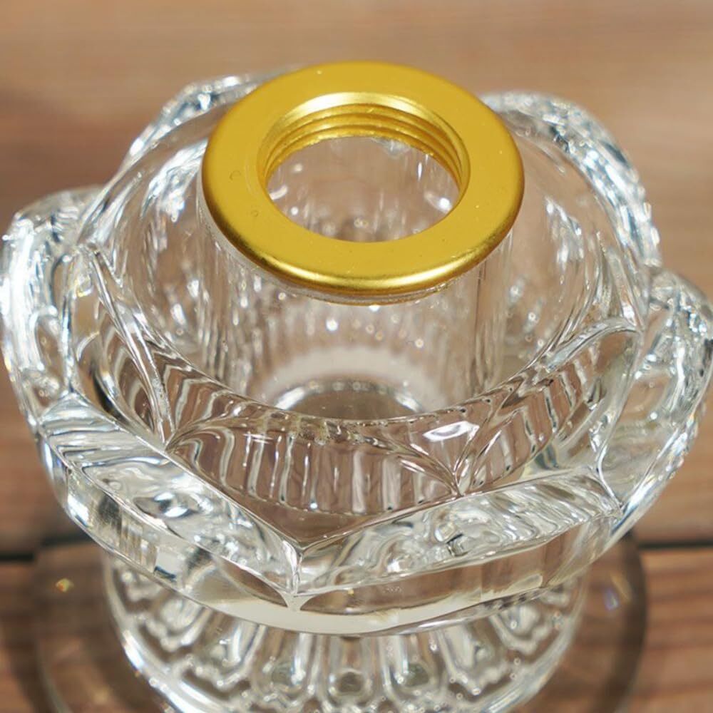 9.5cm New Crystal Pagoda Buddha Pagoda Buddhist Supplies Hall Decorations