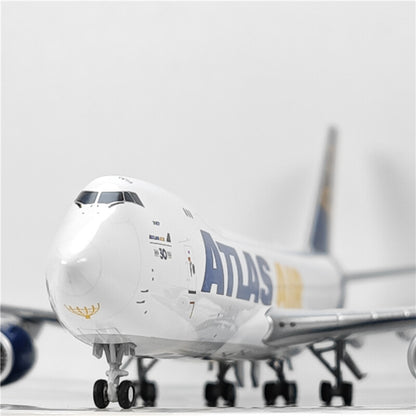 1:400 NG Model ATLAS AIR BOEING B747-8F Airplane Plane Diecast Aircraft Model