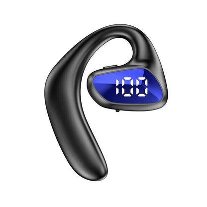 Wireless Bluetooth 5.2 Earpiece Headset Driving Trucker Earbuds Noise Cancelling