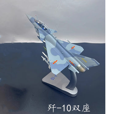 1:48 36CM China Air Force J-10 Fighter Airplane Diecast Military Aircraft Model