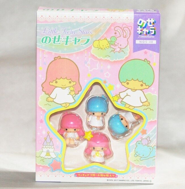 Little Twin Stars Figures Play Toy Doll Cake Toppers Set Collective Figurines