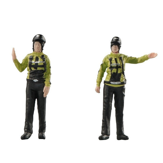 1/64 Scale Figure Model Police Officer Directing Traffic Scene Model Toy