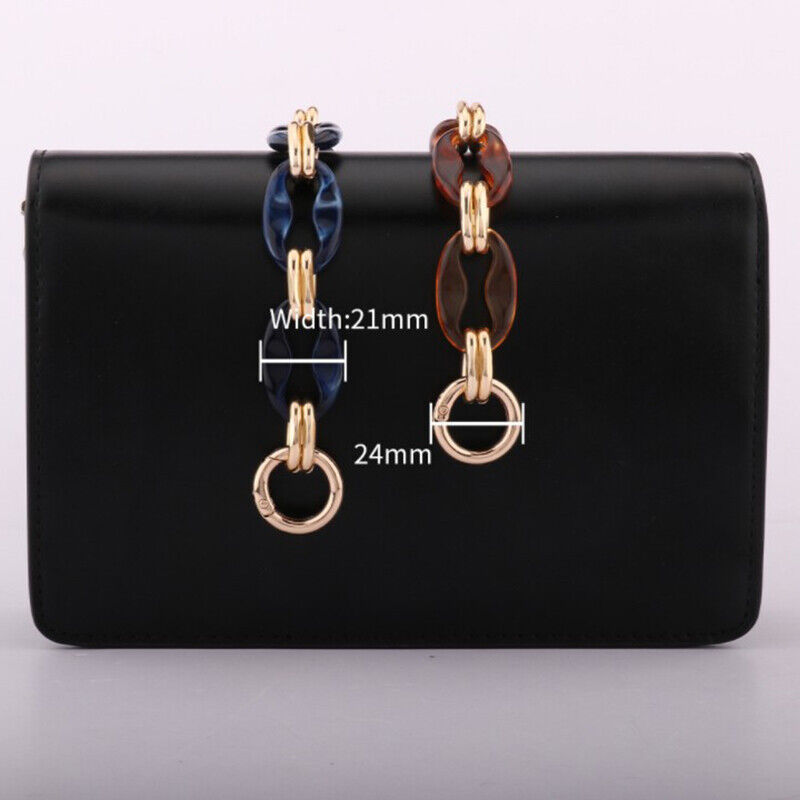 Shoulder Strap Detachable Replacement Bag Fish Bone Acrylic Resin Handbag Chain