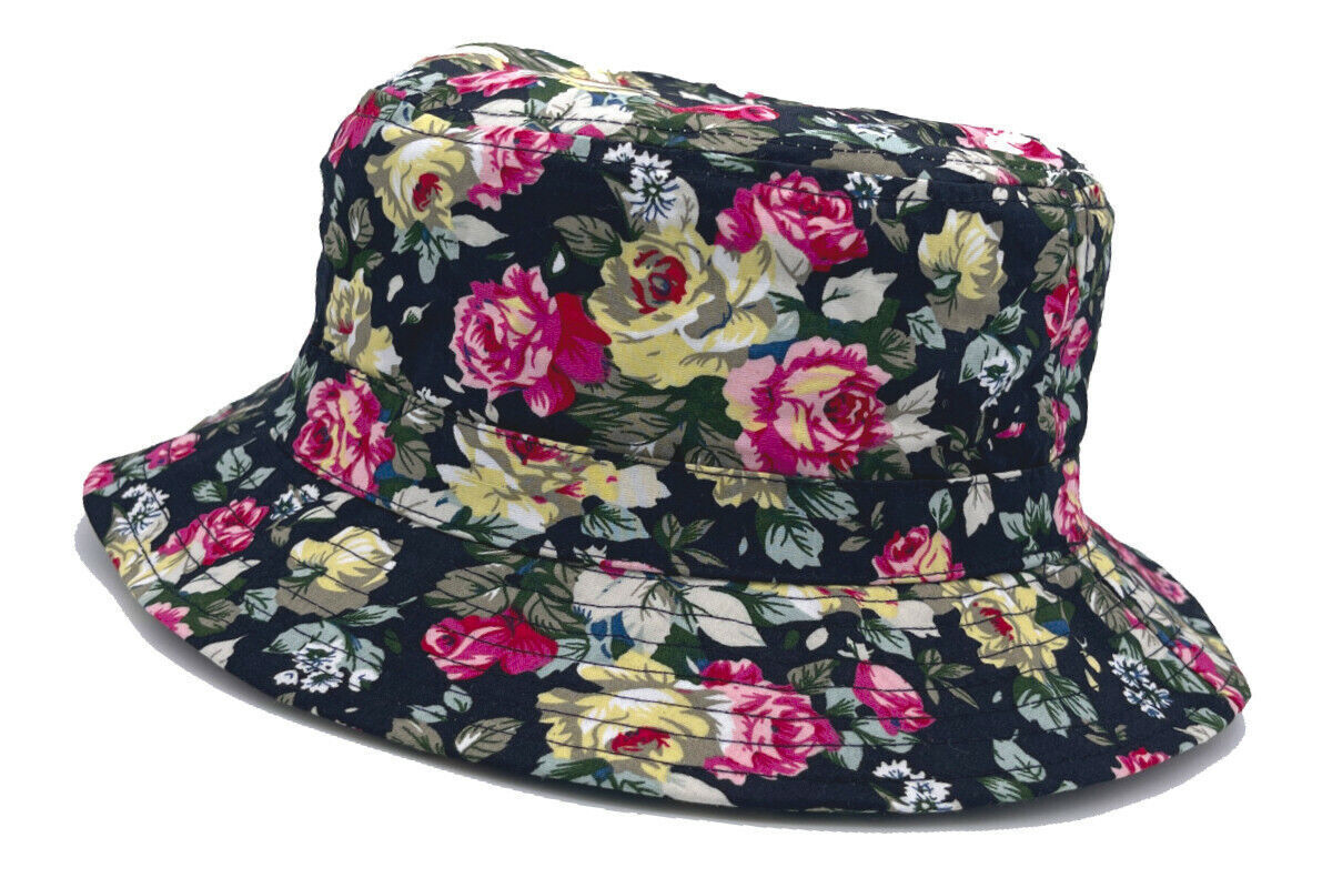KB Ethos Bucket Fashion Print Hat Cap Unisex New Summer Easy ONE SIZE FIT