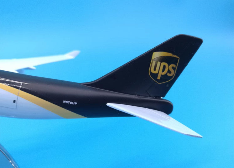 20CM UPS BOEING 747-400 Aircraft Plane Diecast Aeroplane Airplane Model
