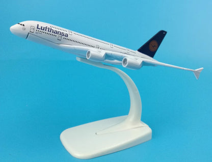 16cm Lufthansa AIRBUS A380 Passenger Airplane Diecast Aircraft Plane Model