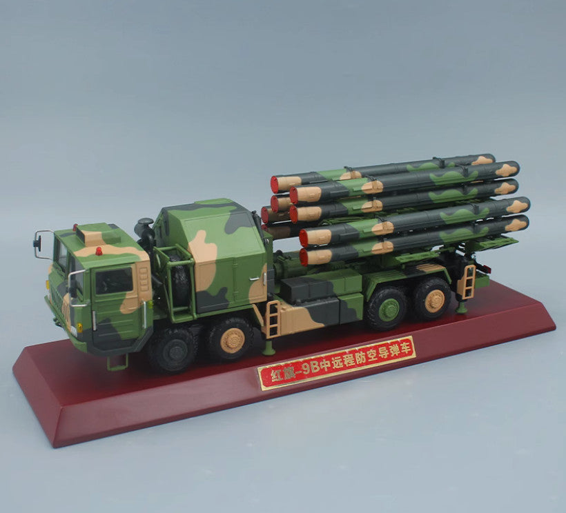 1:32 36CM HQ-9B Medium and Long Range Air Defense Missile Launcher Diecast Model