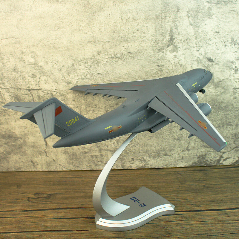 1:130 36CM China Y-20 Large Transport Plane Airplane Diecast Aircraft Model