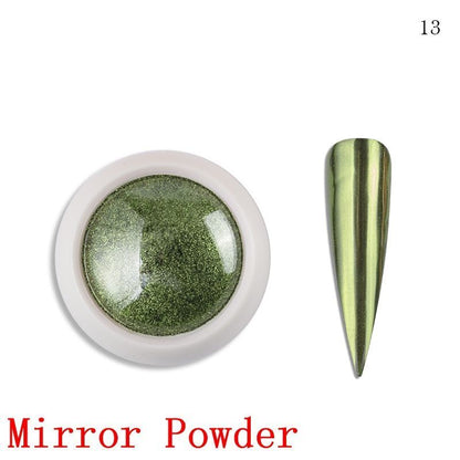 Nail Polish 8ml Jars Silver Gold Mirror Metallic Lacquer UV Gels Soak Off Paints