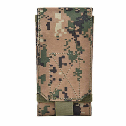 Outdoor Camouflage Bag Phone Holder Waist Belt Case Waterproof Nylon Hunting 9CM