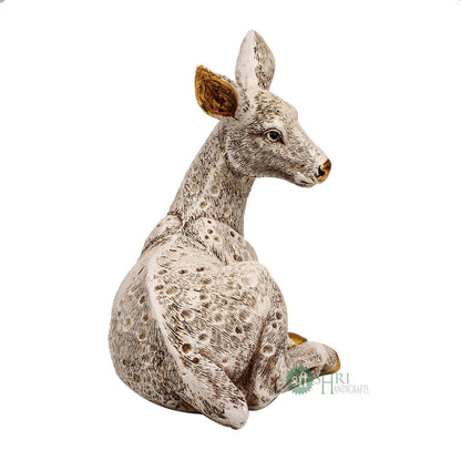 Polyresin Deer Statue Animal Idol Figurine Gifts for Home Decor