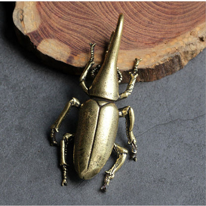3Pcs/set China Bronze Beetle Statue Figure Tea Pet Tea Tray Decorate Handicraft
