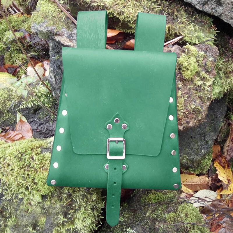 Medieval Retro PU Leather Pouch Renaissance Bag Waist Belt Purse Cosplay