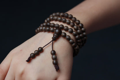 5mm Chinese Natural Eaglewood Handmade Exquisite Bracelets 31329