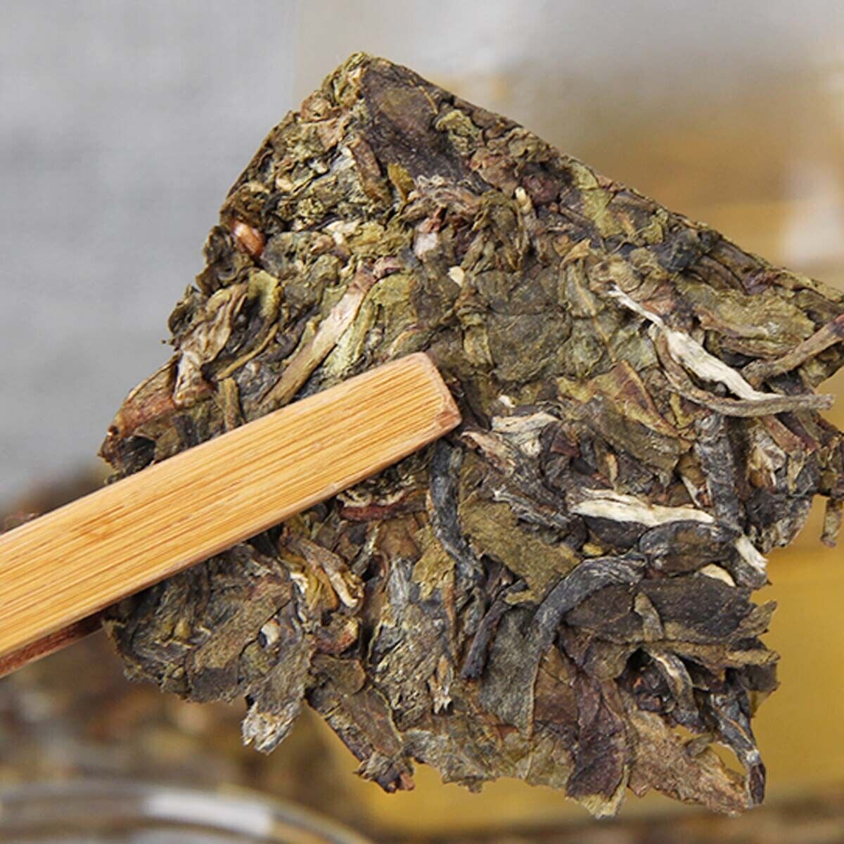 Bingdao Golden Leaf Ancient Tree Candy Sweet Tea Yunnan Puerh Cha Tea Brick 500g