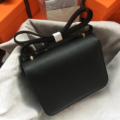 Genuine Leather Bag Women's Top Shoulder Bag Crossbody Square Bag