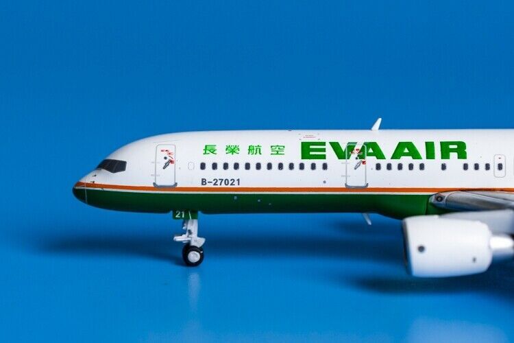 1:400 JC Wings EVA AIR BOEING 757-200 Passenger Airplane Diecast Aircraft Model