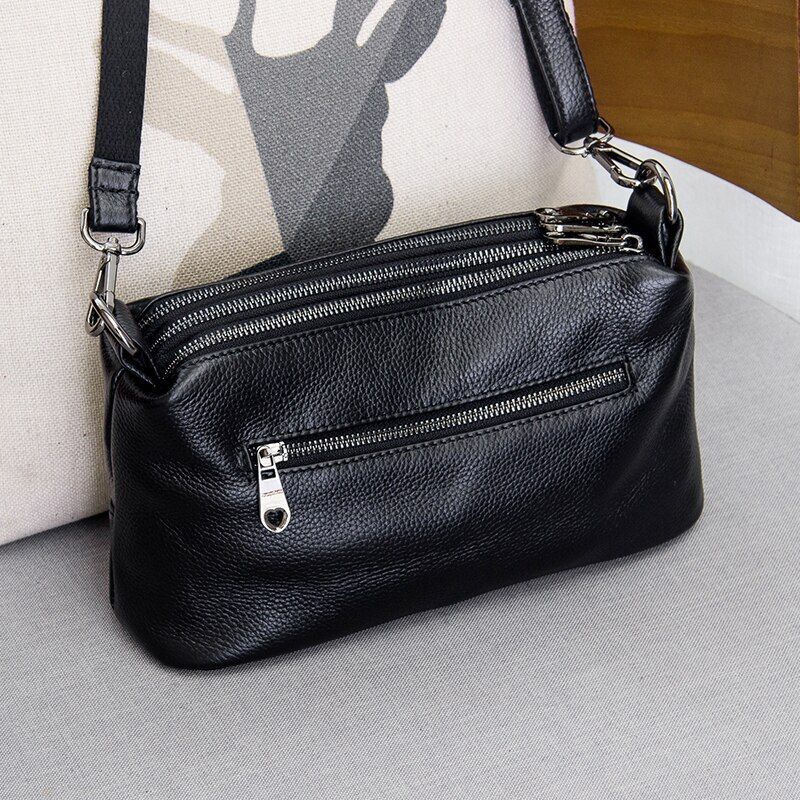 Genuine Leather Shoulder Bag Handbag Crossbody Travelling Tote Purse 26*15*9 CM