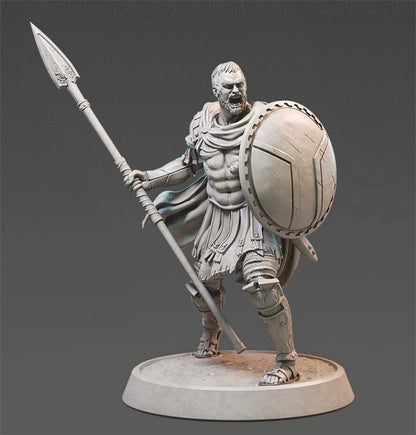 1/24 resin figures model Spartan Warrior Unassembled Unpainted