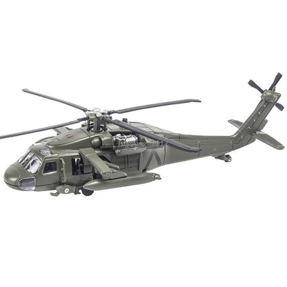UH-60 Black Hawk Utility Helicopter Model Diecast Military Army Airplane Model