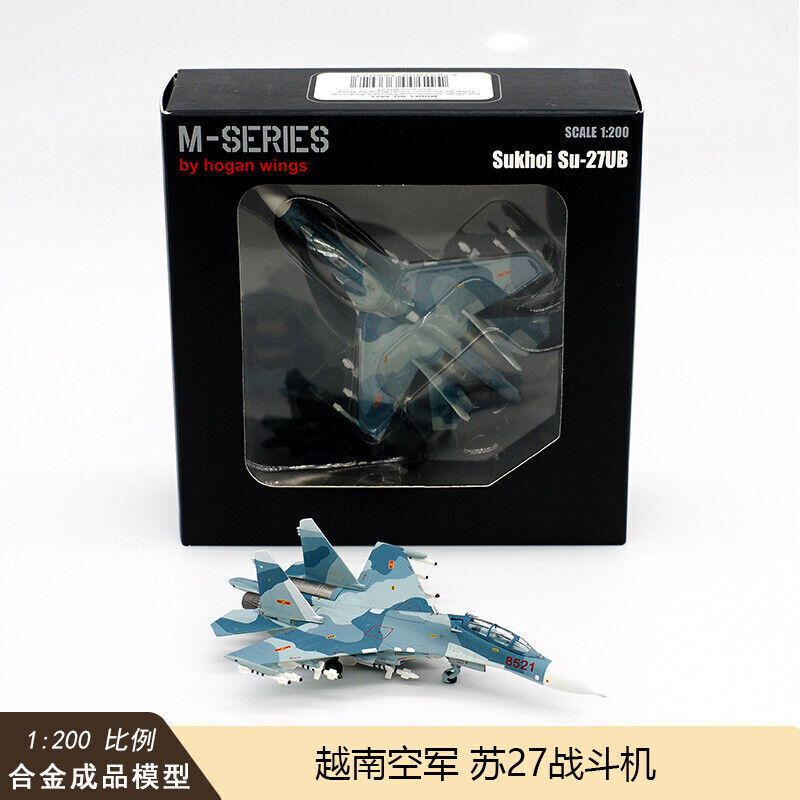 1:200 Hogan Vietnam Air Force SU-27UBK Fighter Diecast Aircraft Plane Model