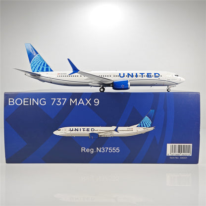 1:200 NG Models United Airlines Boeing 737 MAX 9 N37555 Diecast Aircraft Model