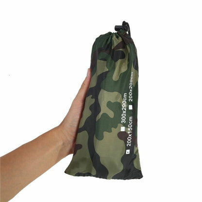 Portable Camouflage Tent Ultralight Camping Shelter Waterproof awning Outdoor
